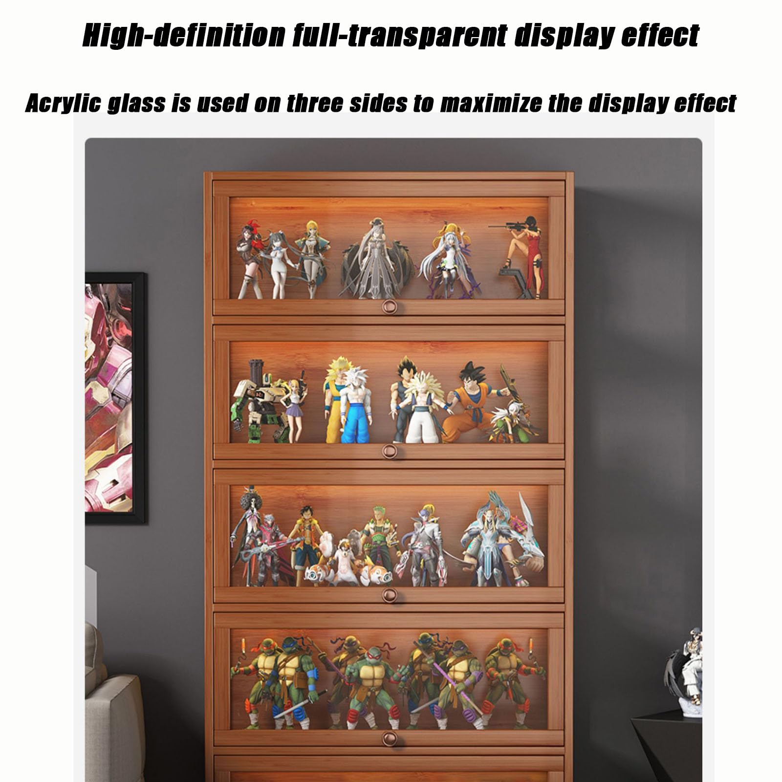 Amazon｜ディスプレイキャビネット手作りディスプレイキャビネット